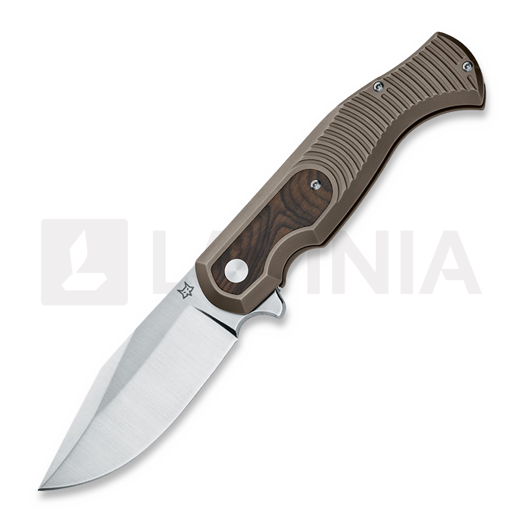 Fox Knives Eastwood Tiger kääntöveitsi, bronze titanium FX-524TIZW
