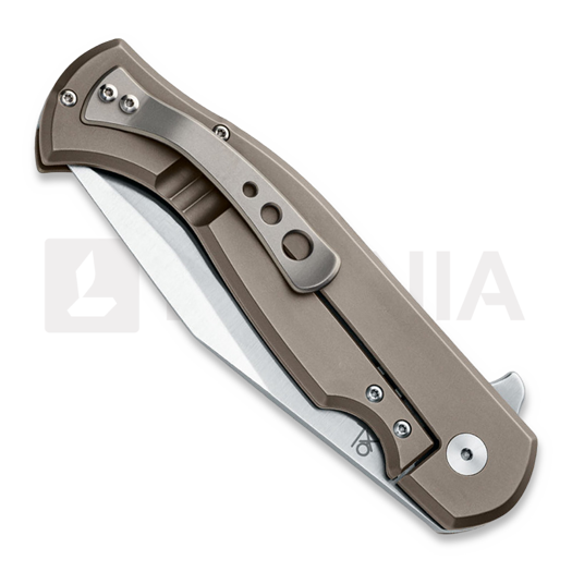 Fox Knives Eastwood Tiger folding knife, bronze titanium FX-524TIZW