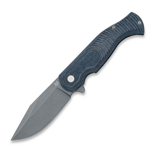 Fox Knives Eastwood Tiger sulankstomas peilis, micarta, denim FX-524MJ