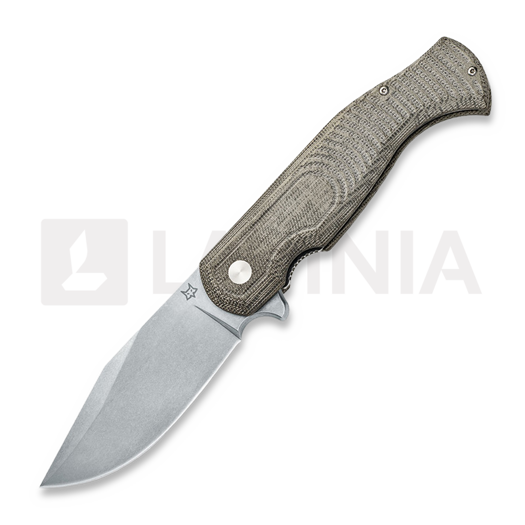 Fox Knives Eastwood Tiger 접이식 나이프, micarta, oliivinvihreä FX-524G