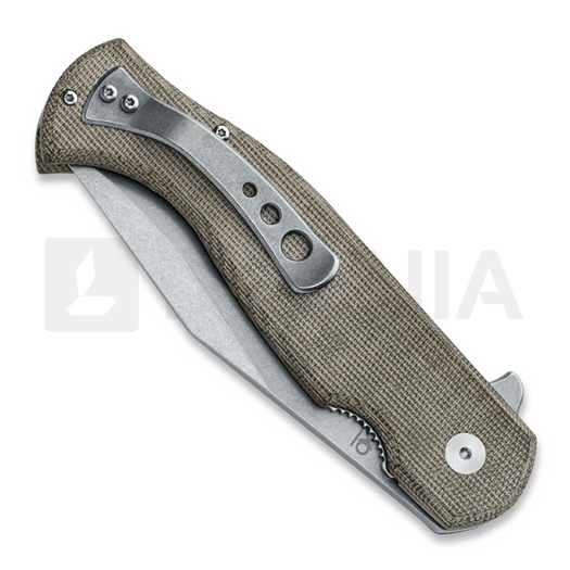 Fox Knives Eastwood Tiger folding knife, micarta, oliivinvihreä FX-524G