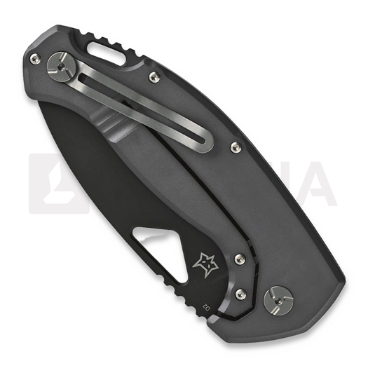 Fox Knives El Capitan Black folding knife, Micarta SK-02PVD