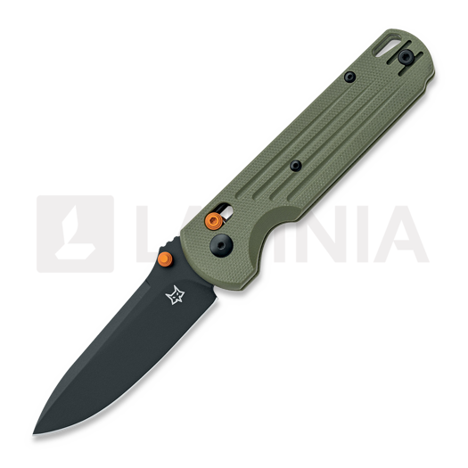 Складной нож Fox Knives Gabi - Black Top Shield - G10, оливковый FX-451FG
