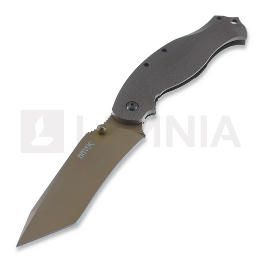 Fox Knives Havoc Nano Ceramic Coating 折叠刀, tanto FKU-HV02TTIE