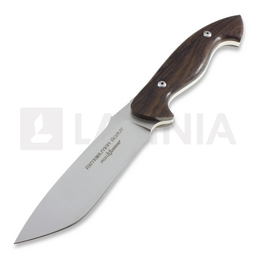 Fox Knives Hossom Retribution Scout Ziricote wood סכין FX-600W