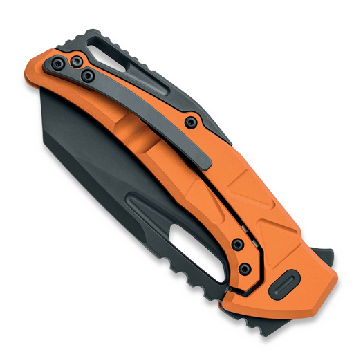 Fox Knives Kronos - Alluminium Orange sulankstomas peilis FX-552ALBOR
