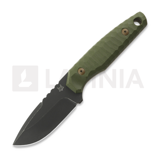 Fox Knives KS - G10 ナイフ, 緑 FX-627G10OD