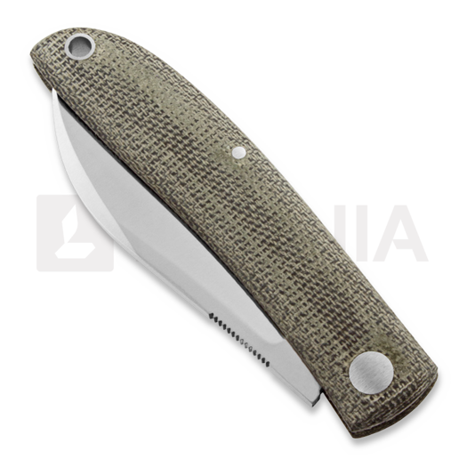Navalha Fox Knives Livri, green micarta FX-273