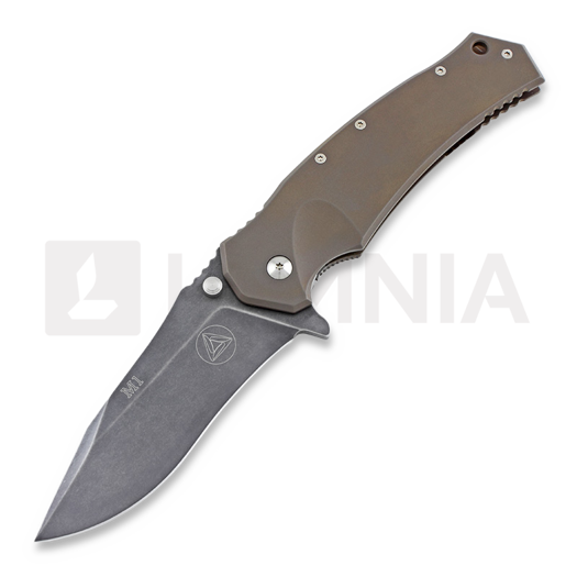 Fox Knives M1 Bronze Titanium Frame Lock kääntöveitsi
