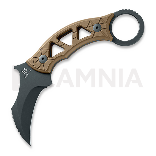 Cuțit karambit Fox Knives Marcaida Tribal, Titanium FX-803TIPVD