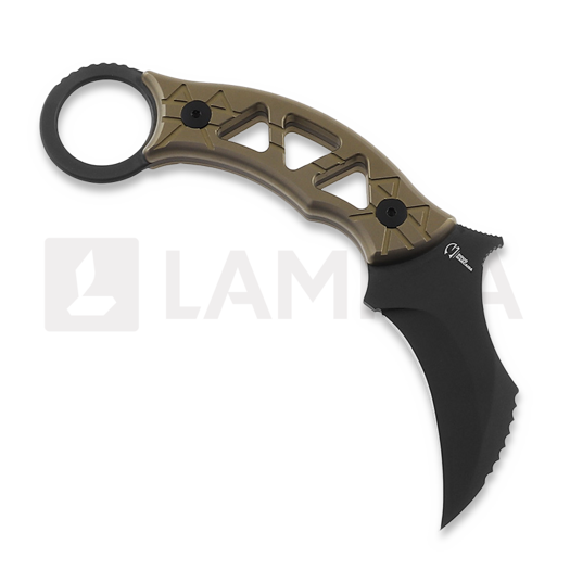 Coltello karambit Fox Knives Marcaida Tribal, Titanium FX-803TIPVD