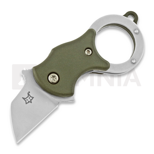 Fox Knives Mini-TA folding knife, olive drab FX-536OD
