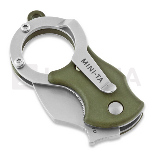 Fox Knives Mini-TA folding knife, olive drab FX-536OD
