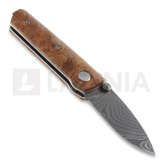 Fox Knives My One Damascus Amboina k&auml;&auml;nt&ouml;veitsi 279DA