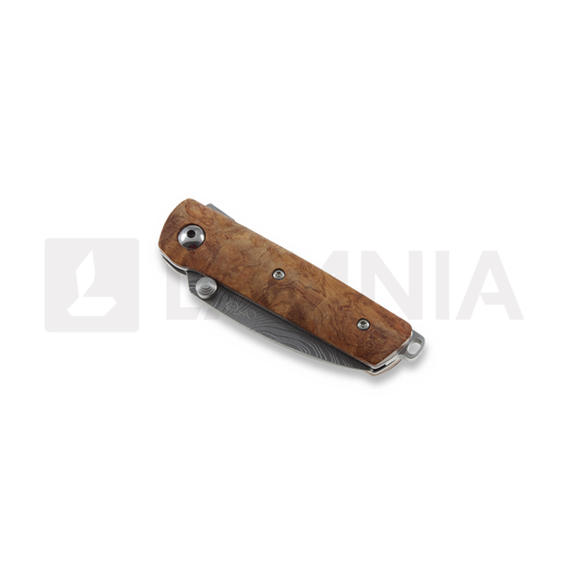 Fox Knives My One Damascus Amboina sulankstomas peilis 279DA