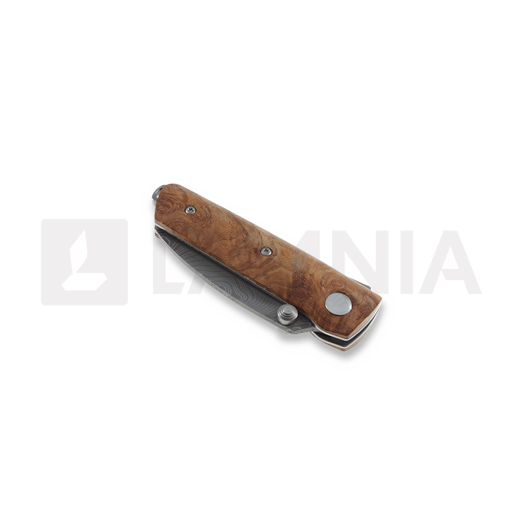 Fox Knives My One Damascus Amboina k&auml;&auml;nt&ouml;veitsi 279DA