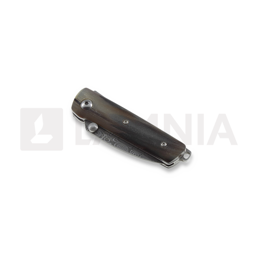 Fox Knives My One Damascus Stag folding knife 279DCRM