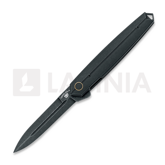 Saliekams nazis Fox Knives Pacifico - Titanium, melns FX-ATC-OG02TIPVDSW