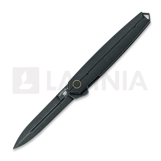 Saliekams nazis Fox Knives Pacifico - Titanium, melns FX-ATC-OG02TIPVDSW