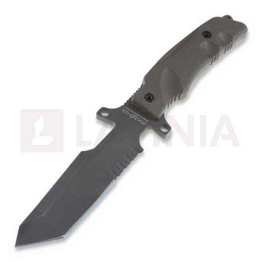 Fox Knives Predator I 칼, tanto, 톱니 모양 칼날 FX-P1B