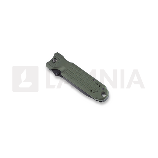 Fox Knives Praudonaator II sulankstomas peilis, žalia, dantytas FX-FP2GS