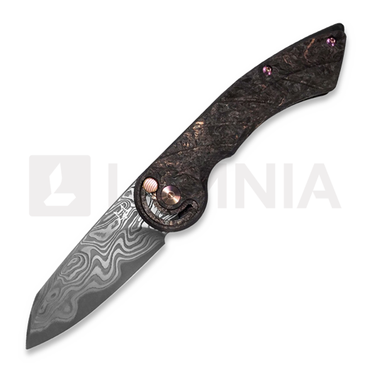 มีดพับ Fox Knives Radius Damasteel Carbon Fibre Limited Edition FX-550DCF