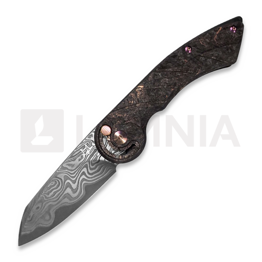 มีดพับ Fox Knives Radius Damasteel Carbon Fibre Limited Edition FX-550DCF