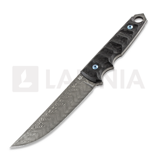 Ніж Fox Knives Ryu Damascus, marble carbon fiber FX-634DCF