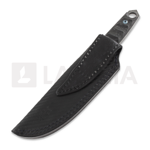 Fox Knives Ryu Damascus veitsi, marble carbon fiber FX-634DCF