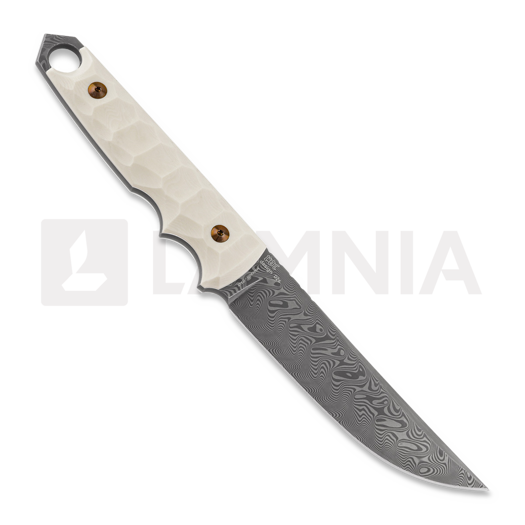 Fox Knives Ryu Herringbone Damascus veitsi, elforyn FX-634DES