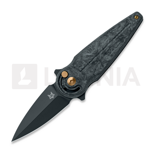 Fox Knives Saturn Flipper - Black PVD - Dark Matter Carbon Fiber 접이식 나이프 FX-551DMB