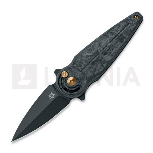 Складной нож Fox Knives Saturn Flipper - Black PVD - Dark Matter Carbon Fiber FX-551DMB