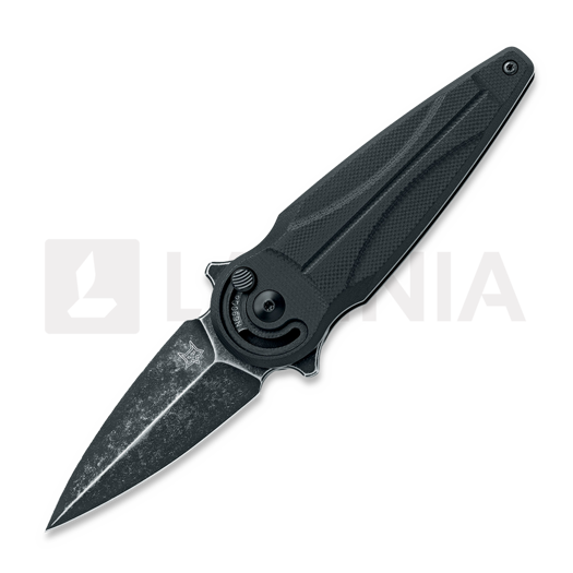 Liigendnuga Fox Knives Saturn Flipper - Blackwash - G10, must FX-551G10B