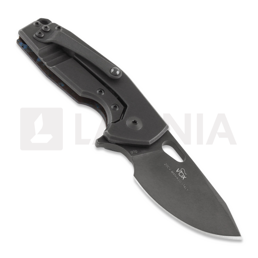 Fox Knives Suru CF/Ti sulankstomas peilis, Arctic Storm by Fat Carbon FX-526LECF