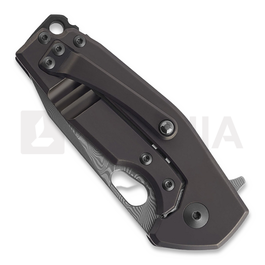 Fox Knives Suru CF/Ti sulankstomas peilis, Balbachdamast FX-526DCF