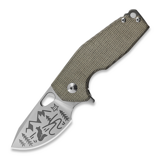 Liigendnuga Fox Knives Suru Micarta Lamnia Exclusive, Fox FX-526MIOD-FX