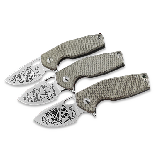 Fox Knives Suru Micarta Lamnia Exclusive foldekniv, Fox FX-526MIOD-FX