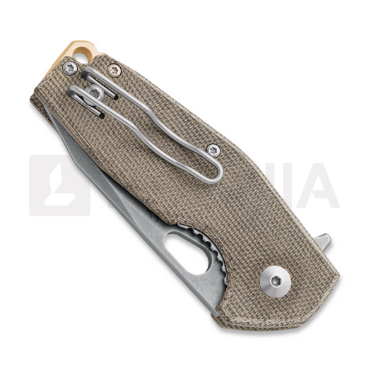 Fox Knives Suru Micarta Linerlock sulankstomas peilis, žalia FX-526LIMOD