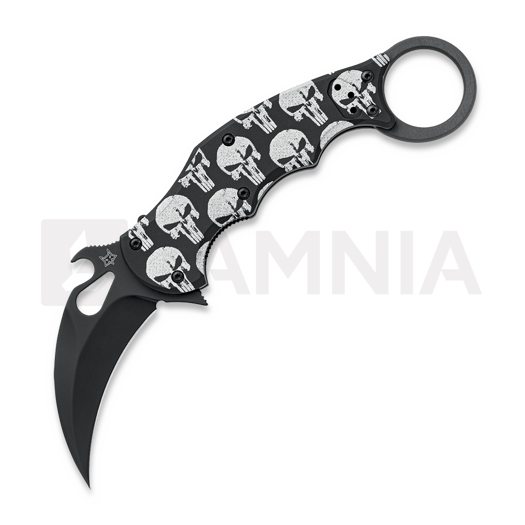 Briceag Fox Knives The Skull Pattern Karambit FX-599ALB-5