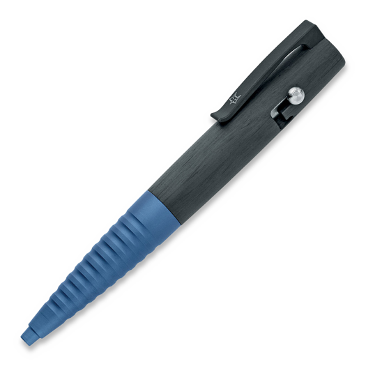 Fox Knives Titanium / Carbon Body עט, Blue FX-PEN01TICF
