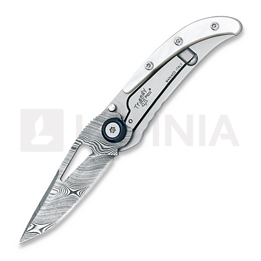 Fox Knives Trendy Damascus 접이식 나이프, mother of pearl 463DMOP