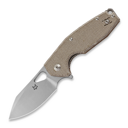 Fox Knives Yaru Micarta Linerlock 접이식 나이프, Natural FX-527LIMNA