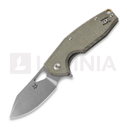 Fox Knives Yaru Micarta Linerlock sulankstomas peilis, žalia FX-527LIMOD