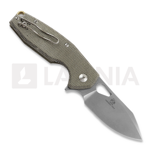 Fox Knives Yaru Micarta Linerlock foldekniv, olivengr&oslash;nn FX-527LIMOD