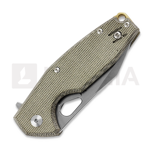 Coltello pieghevole Fox Knives Yaru Micarta Linerlock, verde FX-527LIMOD