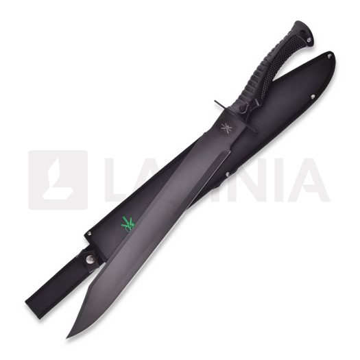 Мачете Frost Cutlery Rubber Handle, чёрный