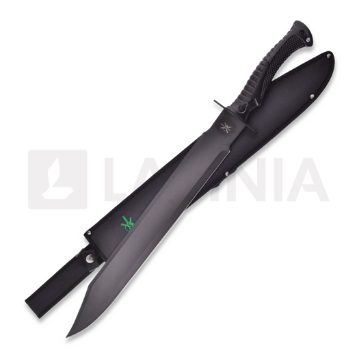 Frost Cutlery Rubber Handle מצ'טה, שחור