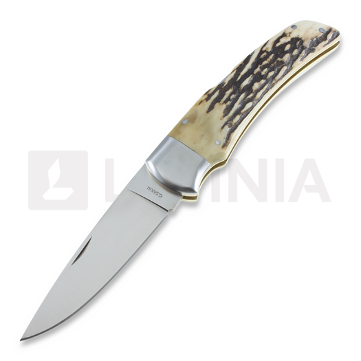 G. Sakai Folding Hunter 折り畳みナイフ, stag