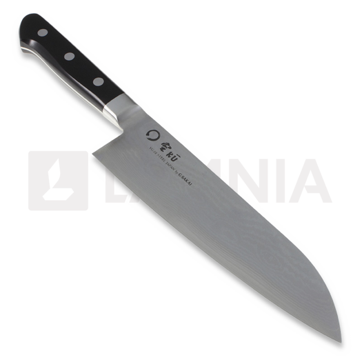 G. Sakai KU Damascus Santoku k&oslash;kkenkniv