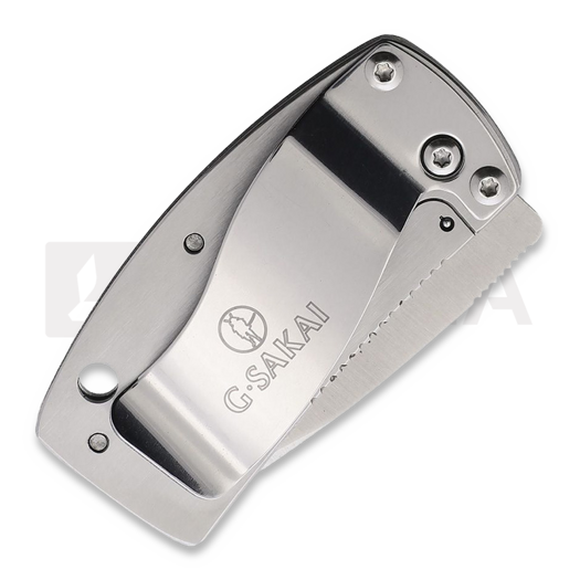 G. Sakai Money Clip Framelock Tanto k&auml;&auml;nt&ouml;veitsi